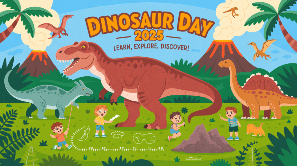 How to Celebrate Dinosaur Day 2025