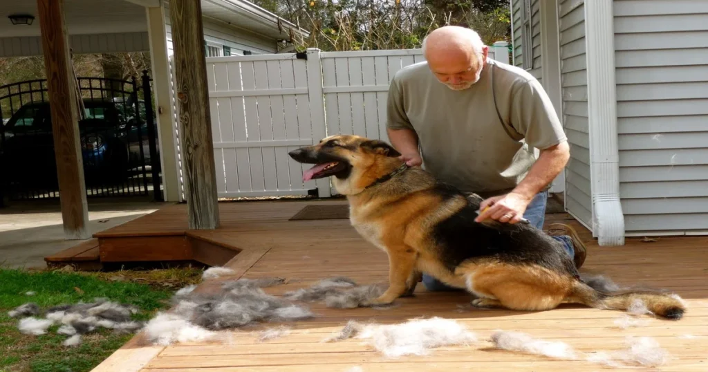 German Shepherd Grooming