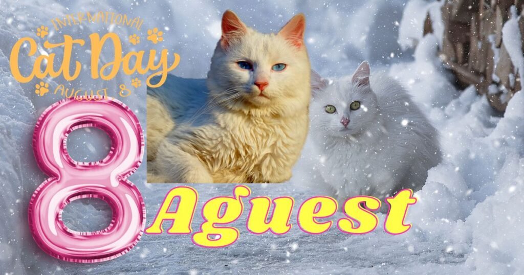 8 Aguest White Cat Day 2023