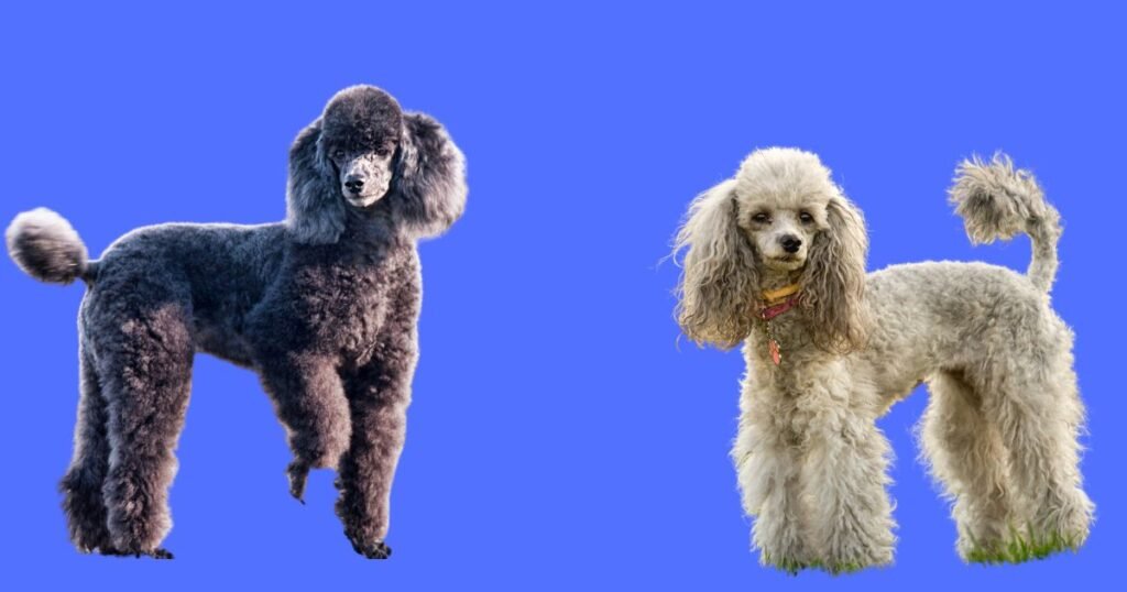 silver poodle Dogs