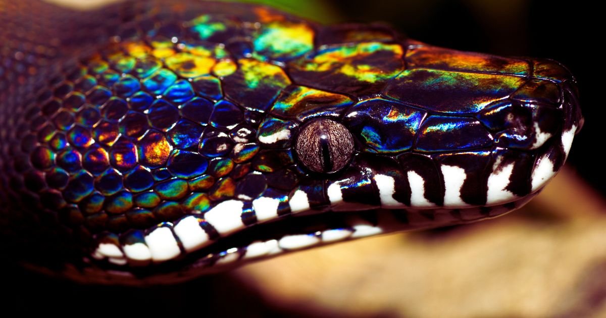 Meet the rainbow serpent the white-lipped python