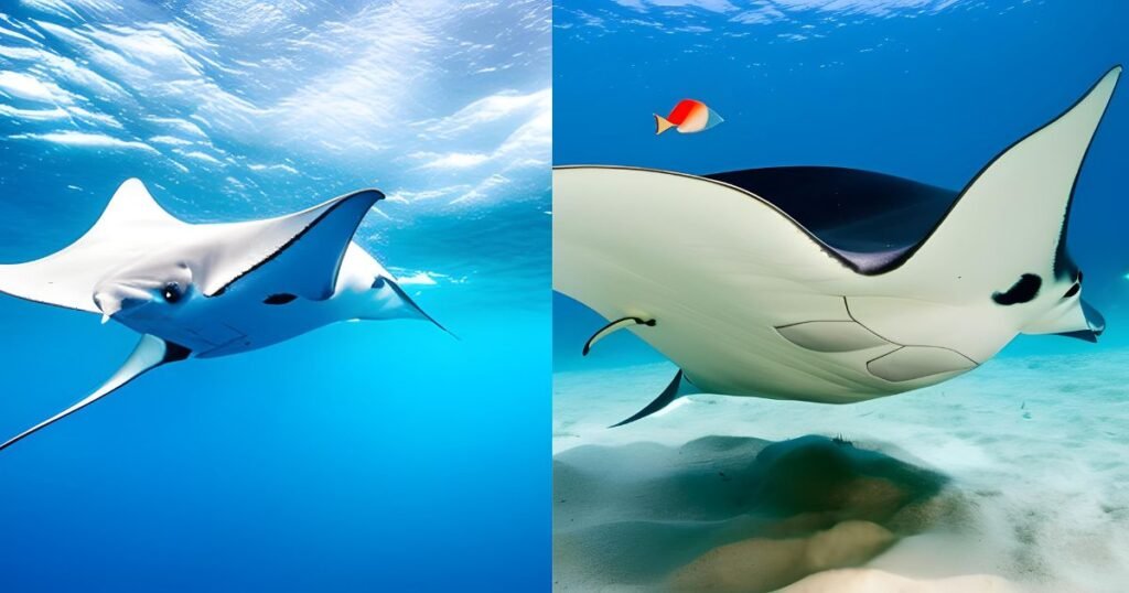 What is the difference between manta rays and stingrays