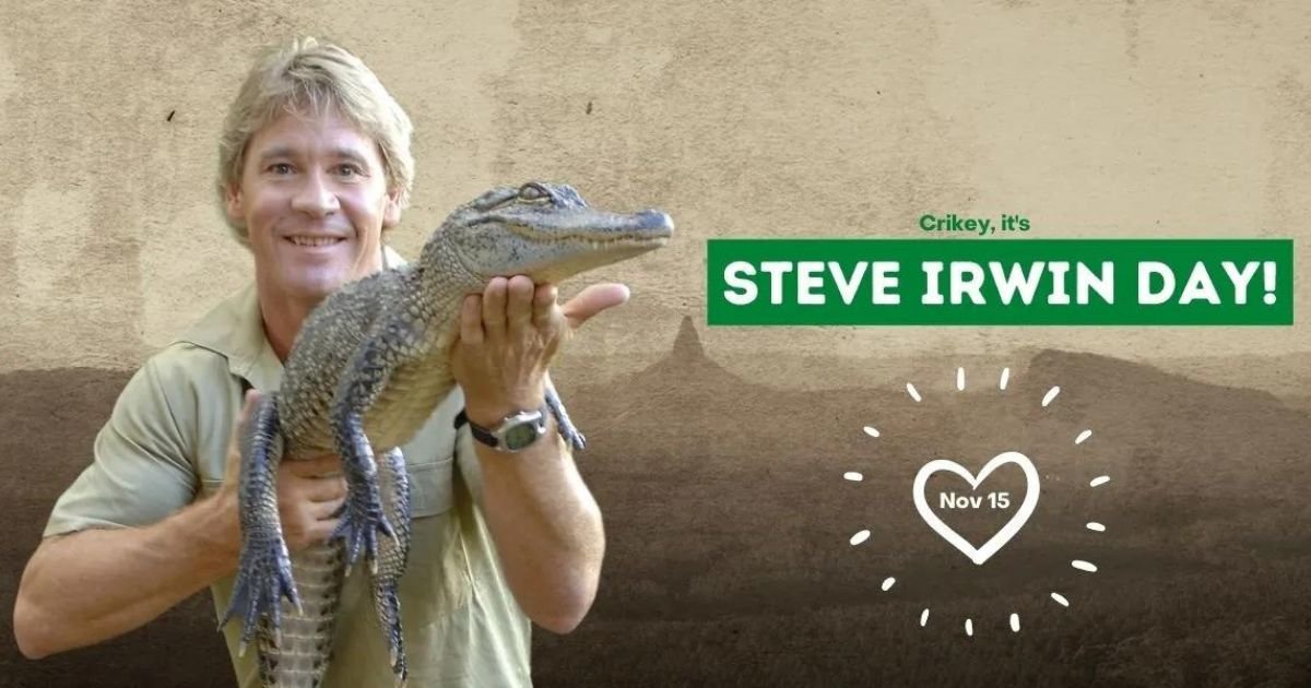 Crikey, it's Steve Irwin Day