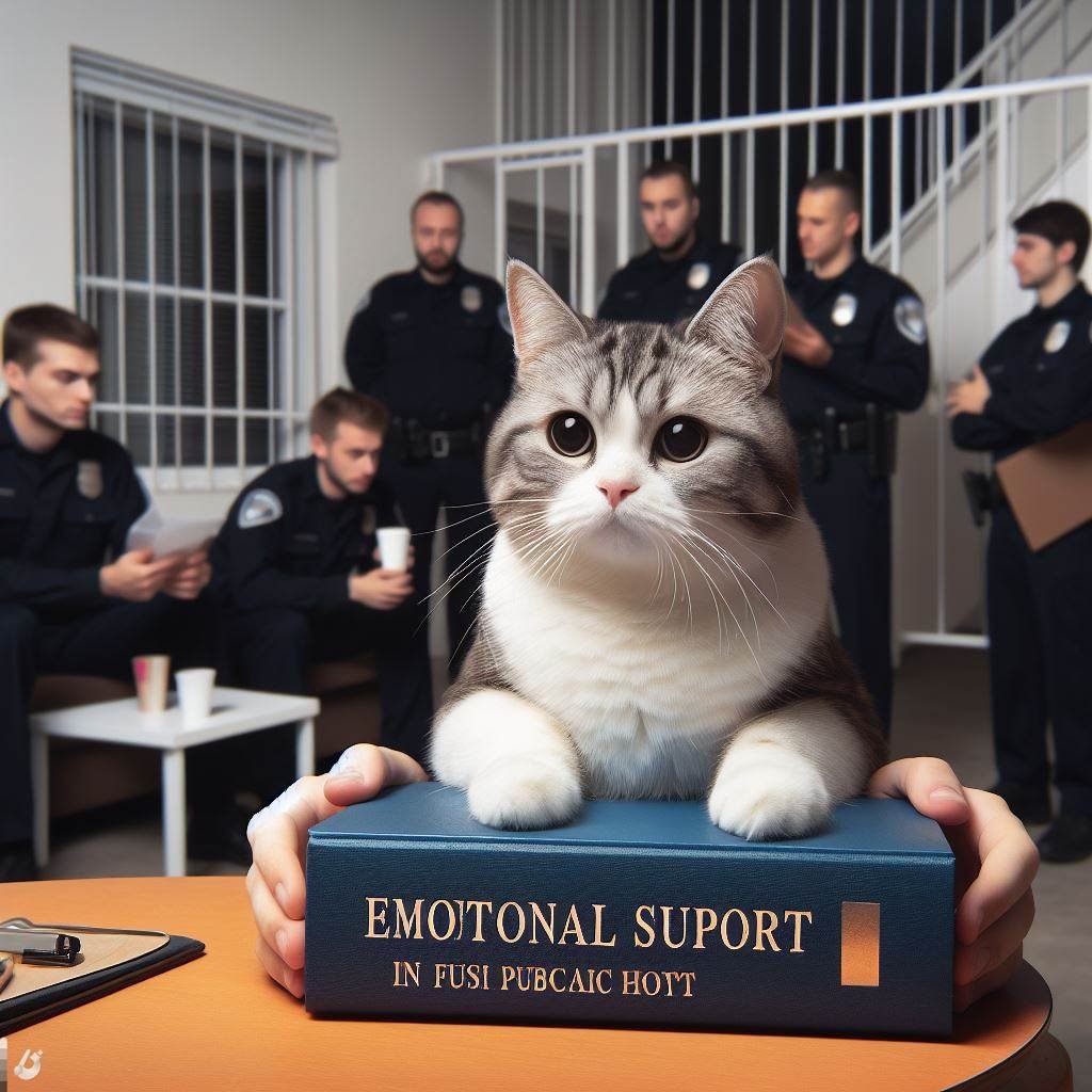 Around Emotional Support Cat in Public Housing Apartments