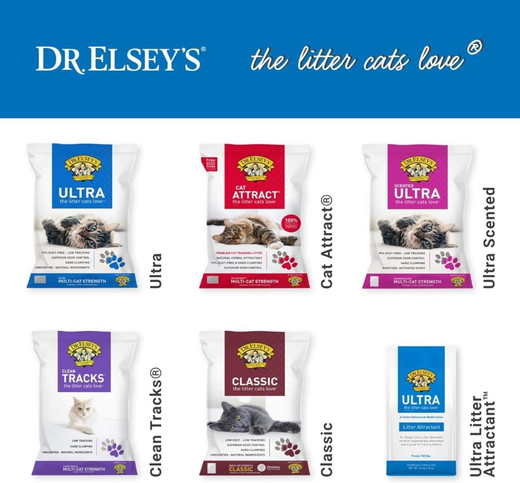 Dr Elsey's Ultra Unscented Clumping Clay Cat Litter