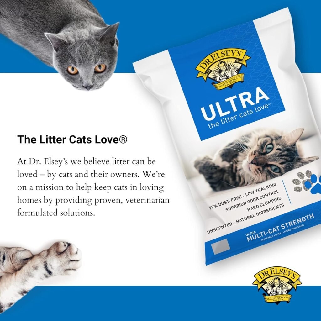 Dr. Elsey's Cat Attract Cat Litter - the litter cats love