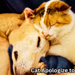 Cat Apologize to Dog Sibling