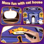 Cardboard Cat House with 2pc Scratcher&Catnip