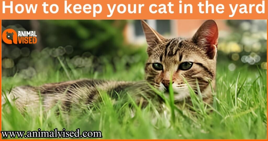 How to keep your cat in the yard