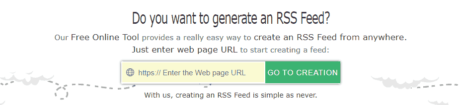 RSS Generator. Create your RSS feed Online